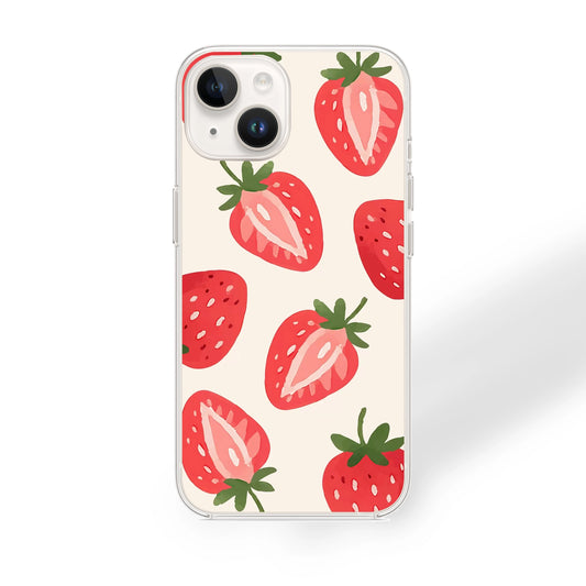 Strawberry Vibes Case | Silicone Case