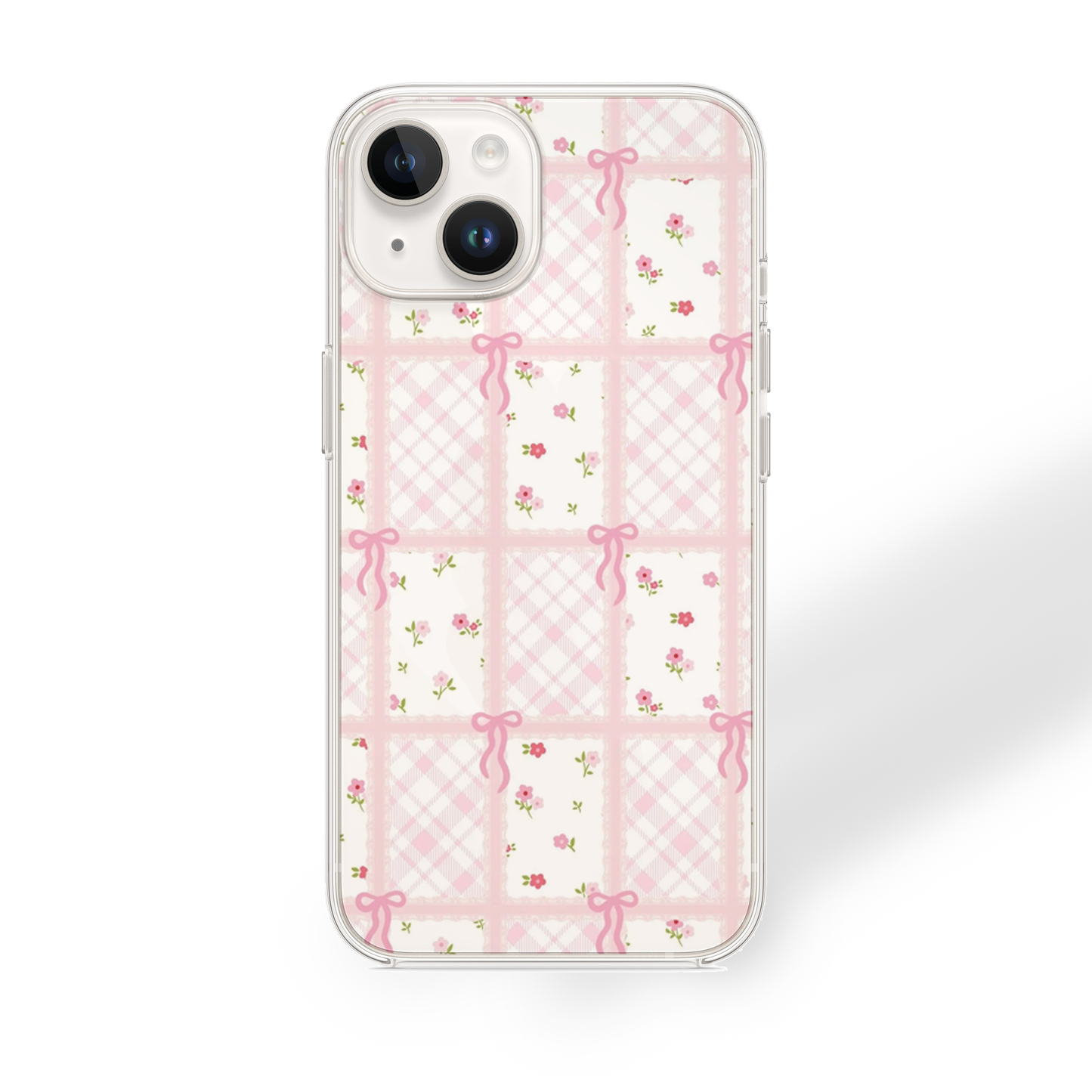 Cute Bows Argyle Case| Silicone Case