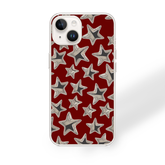 Stars Red Case| Silicone Case