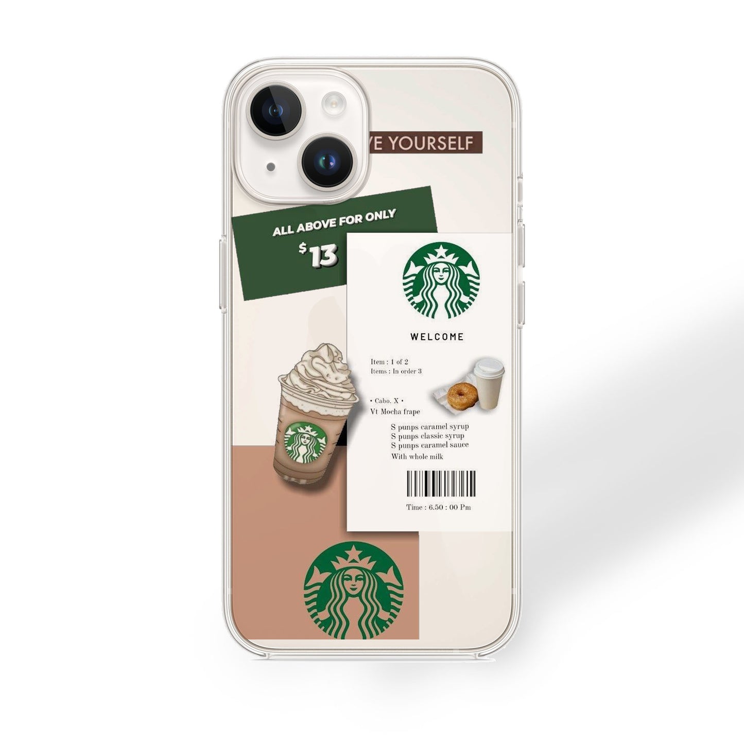 Starbucks Sticker Case | Silicone Case